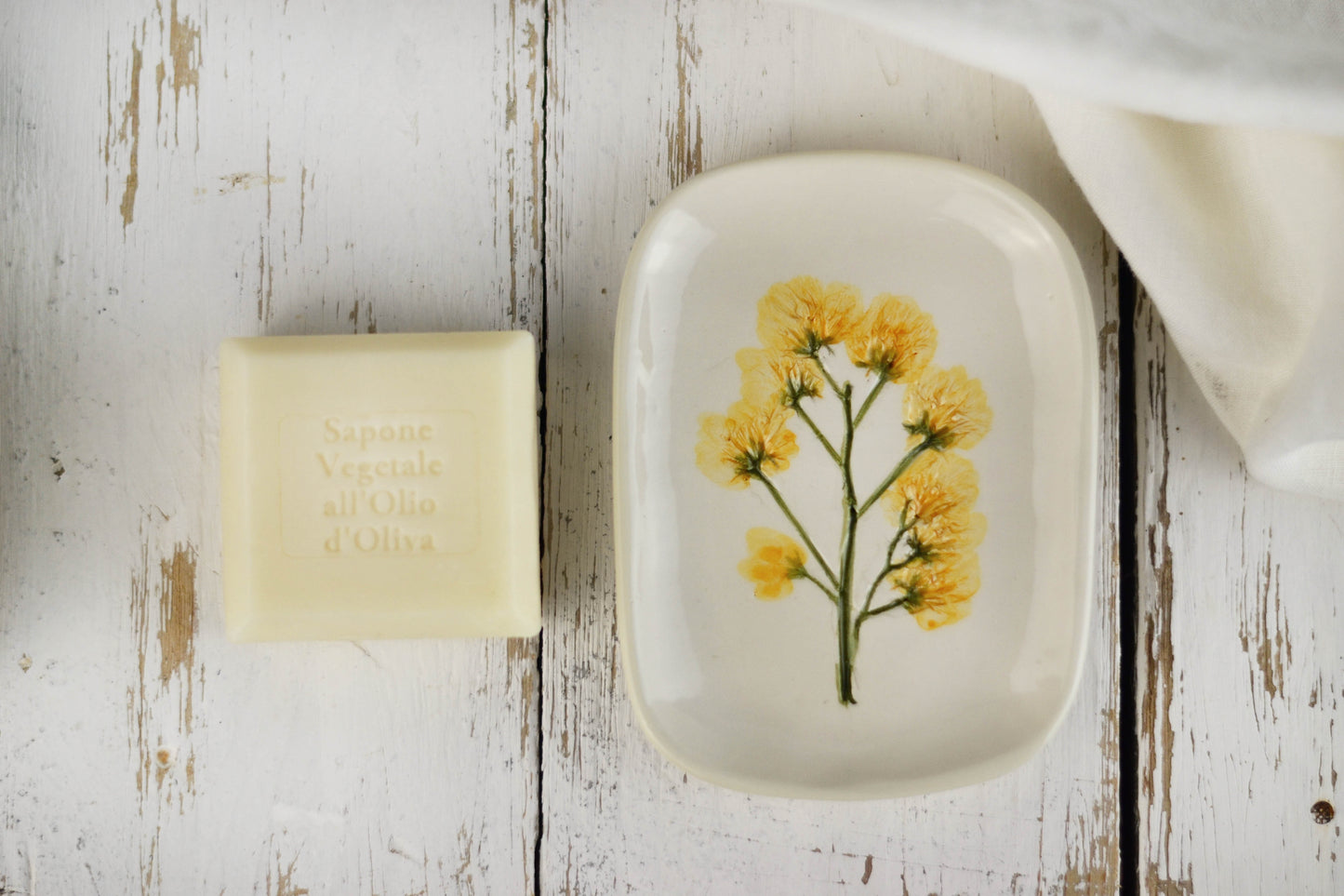 portasapone di ceramica artigianale