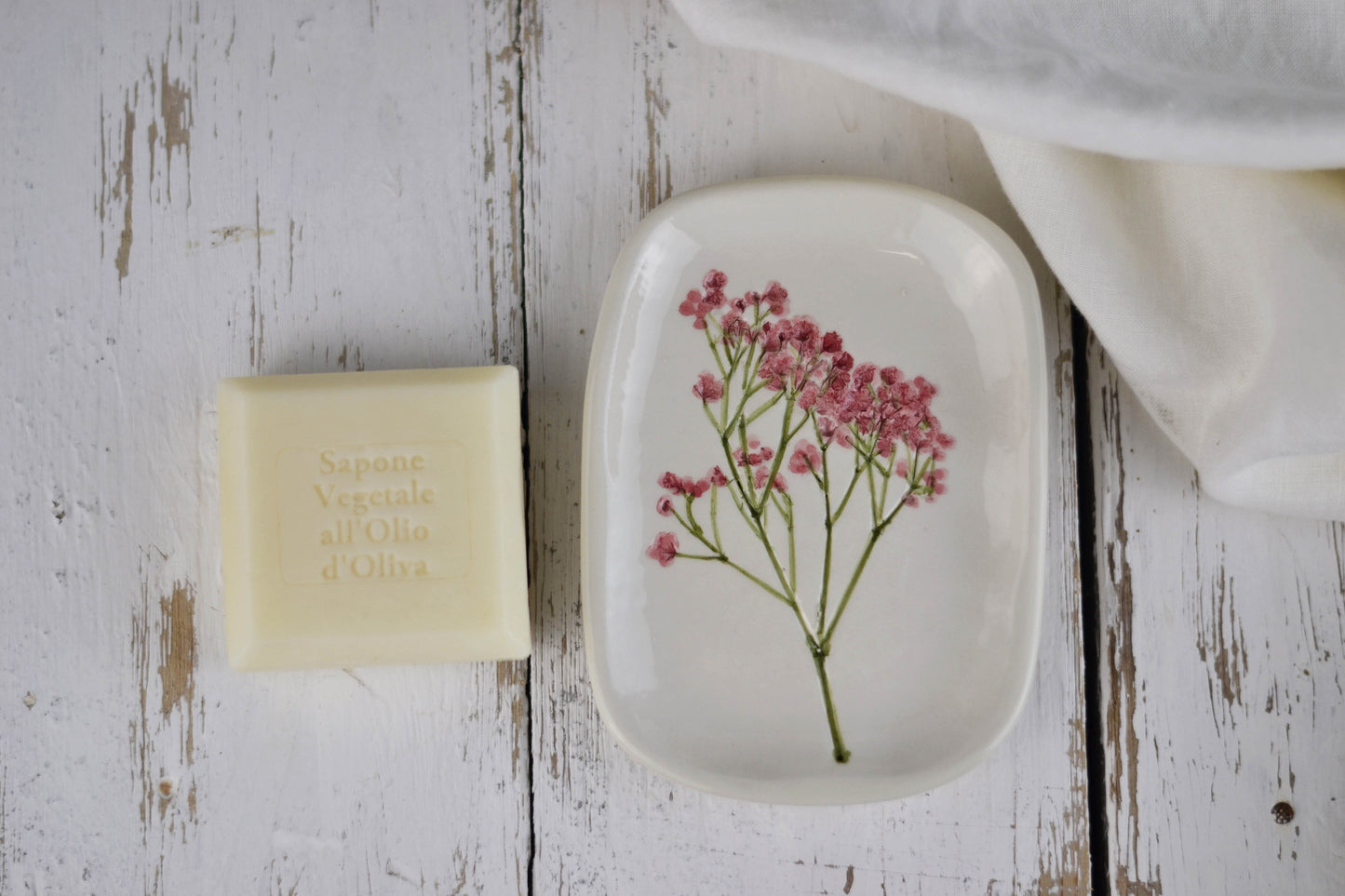 portasapone di ceramica fatto a mano