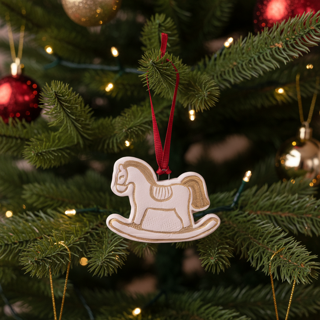 Pendenti in ceramica per albero di Natale