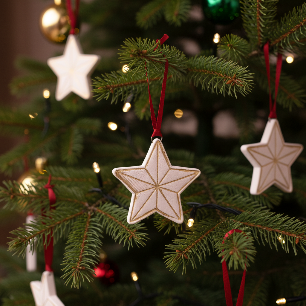 Pendenti in ceramica per albero di Natale