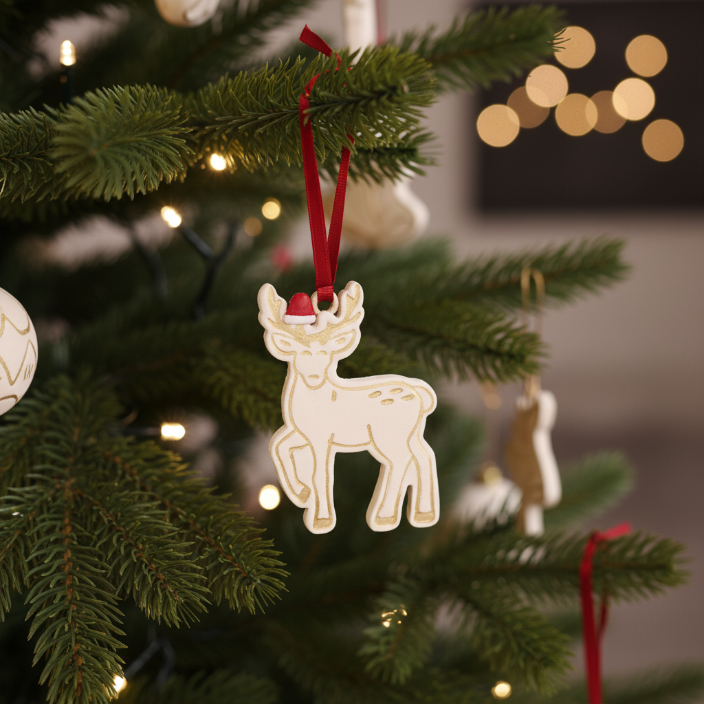 Pendenti in ceramica per albero di Natale