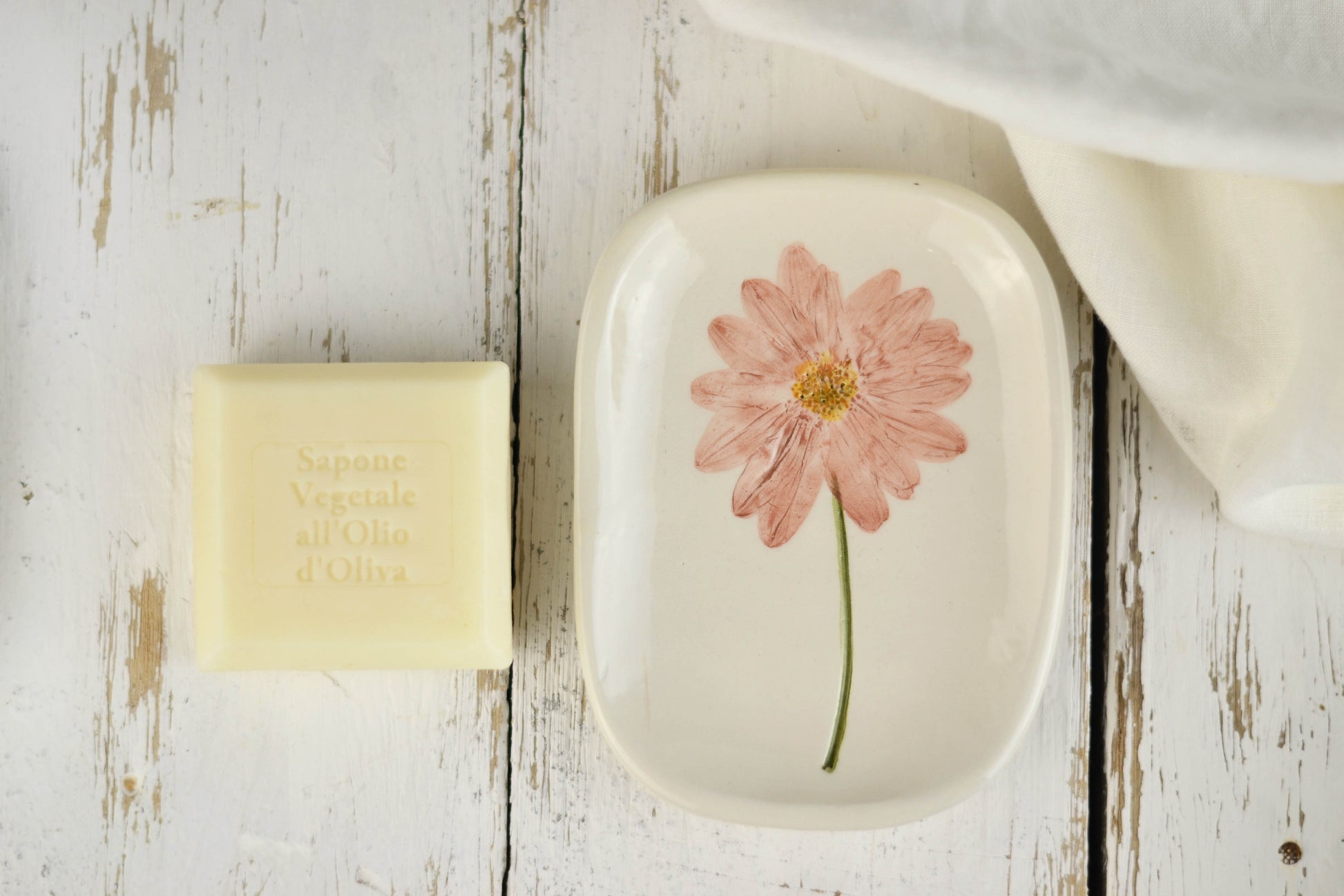portasapone di ceramica artigianale 